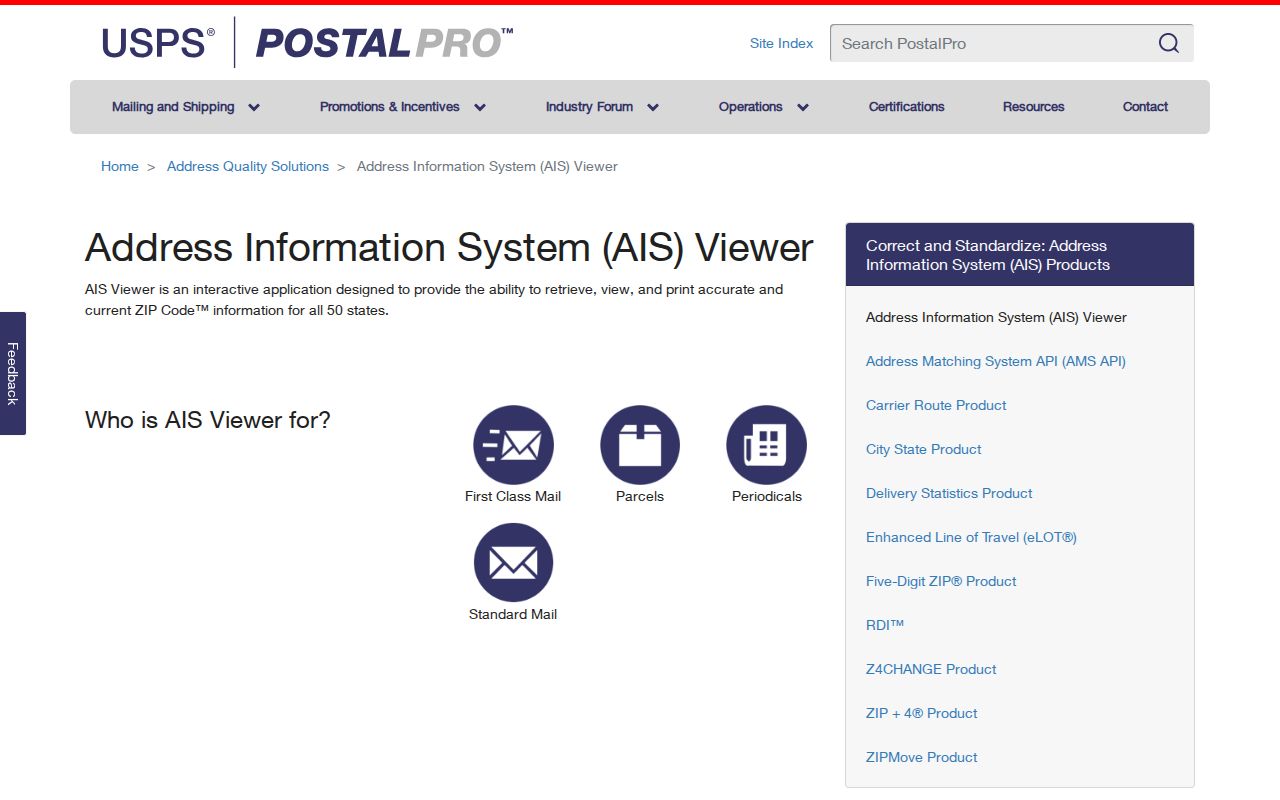 Port Chester ZIP code directory USPS AIS Viewer information